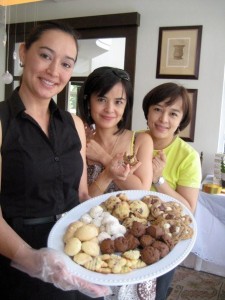 Michelle with baker sisters Lizette and Janelle