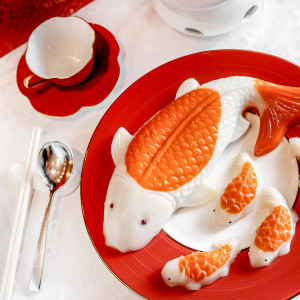 Give the gift of good fortune with Summer Palace’s celebrated fish shaped tikoy.