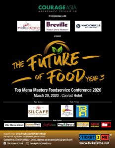 THE FUTURE OF FOOD YEAR 3: TOP MENU MASTERS FOODSERVICE CONFERENCE 2020