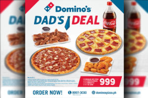 Father's Day Promo Domino's Pizza Philippines - Food Finds Asia