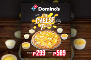 Domino's Pizza Philippines 5 cheese Pizza - Food Finds Asia