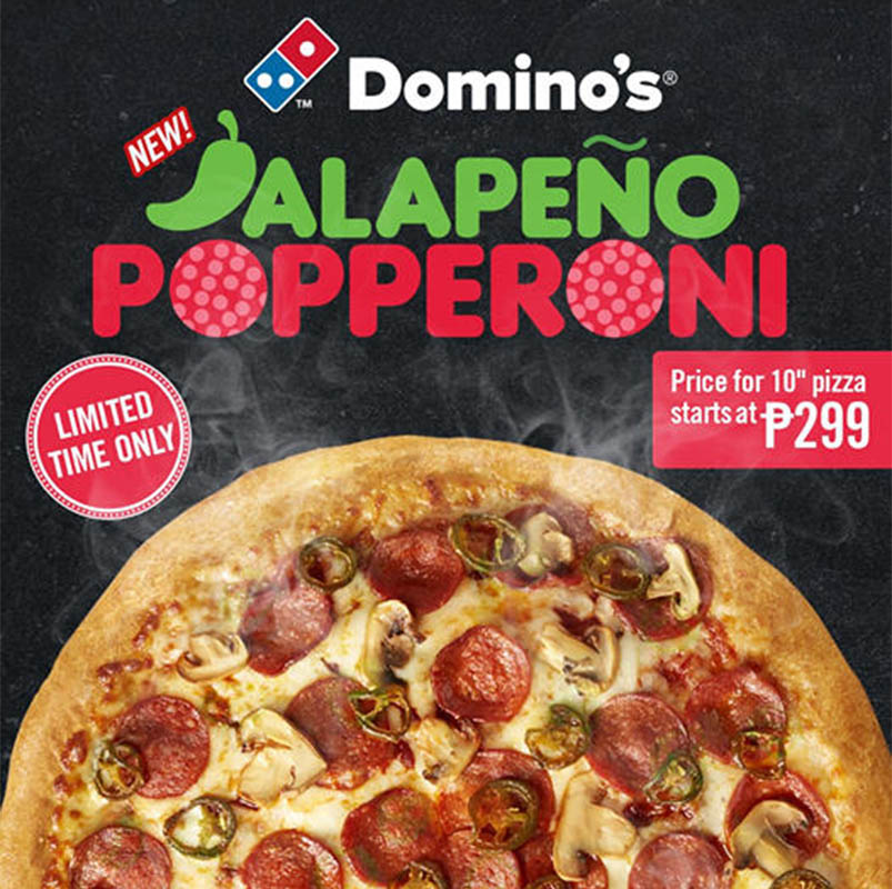 Domino’s Hottest Pizza Jalapena Popperoni Pizza - Food Finds Asia