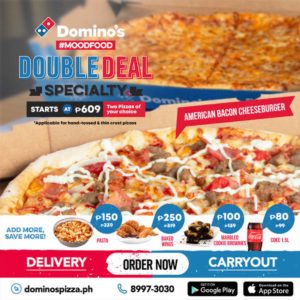Domino's Pizza Double Deal - Food Finds Asia
